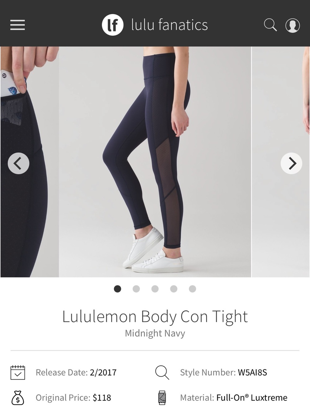 Lululemon Body Con Tight